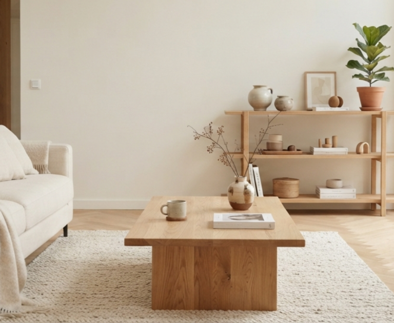Minimal Style แต่งบ้านให้อบอุ่นด้วยเฟอร์นิเจอร์ไม้แท้